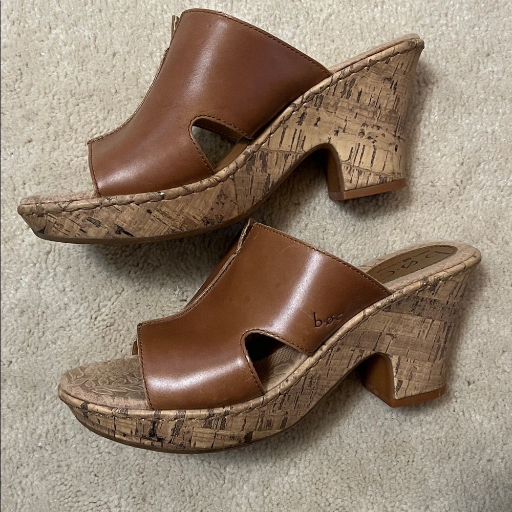 b.o.c. Tan Women's Mules
